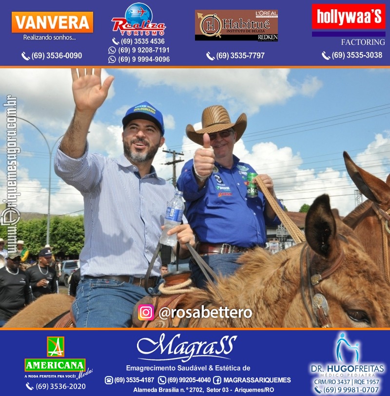 EXPOARI 2022 - Cavalgada em Ariquemes Rondônia