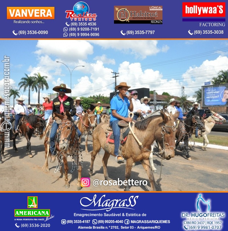 EXPOARI 2022 - Cavalgada em Ariquemes Rondônia