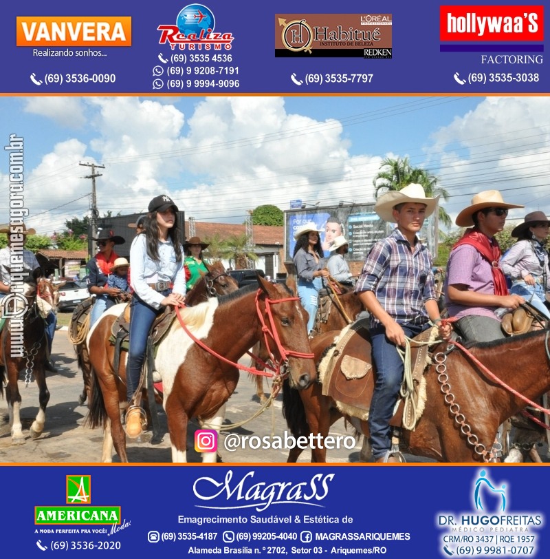 EXPOARI 2022 - Cavalgada em Ariquemes Rondônia