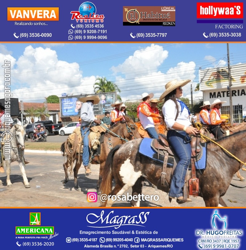 EXPOARI 2022 - Cavalgada em Ariquemes Rondônia