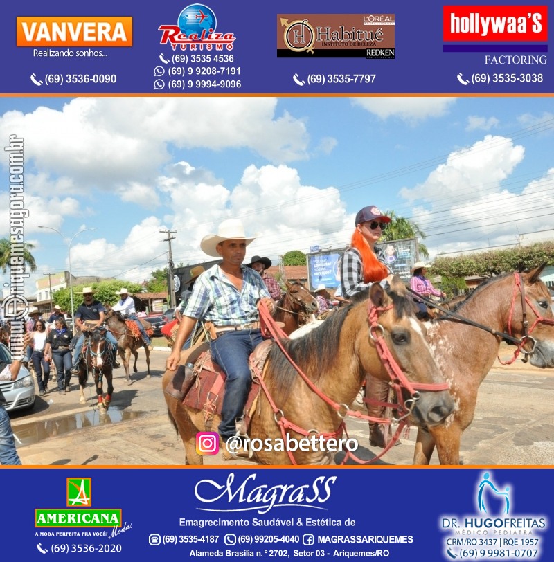 EXPOARI 2022 - Cavalgada em Ariquemes Rondônia