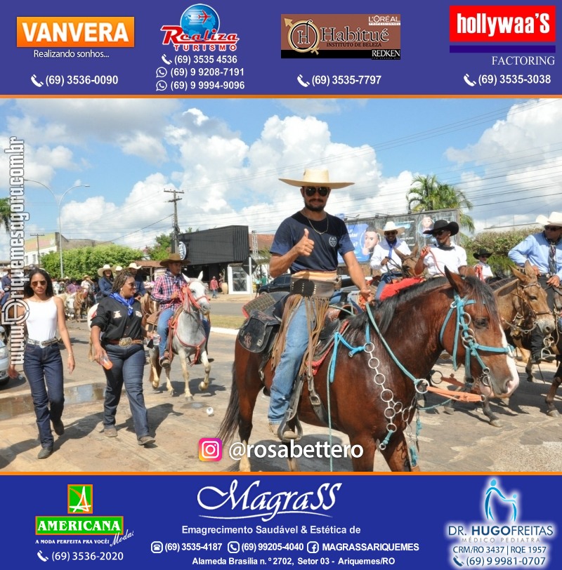 EXPOARI 2022 - Cavalgada em Ariquemes Rondônia