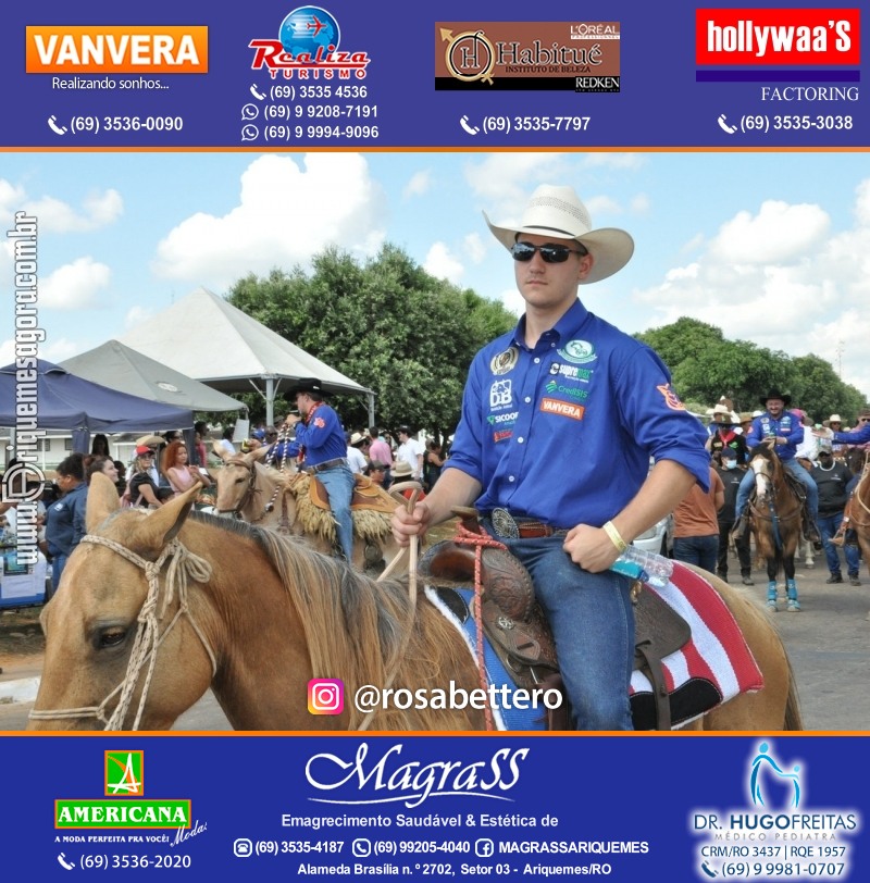 EXPOARI 2022 - Cavalgada em Ariquemes Rondônia