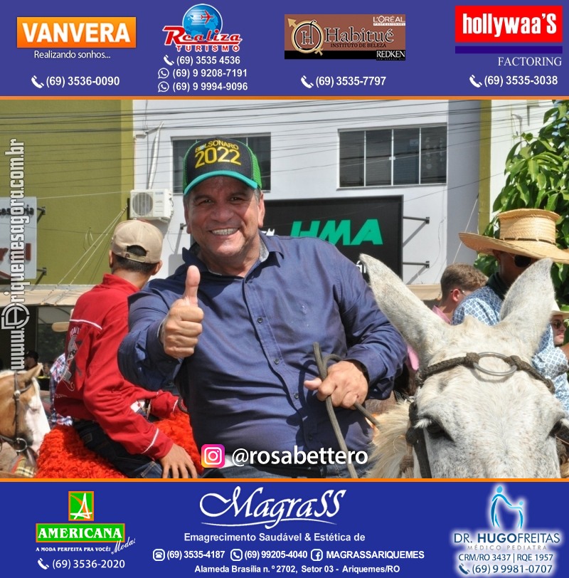 EXPOARI 2022 - Cavalgada em Ariquemes Rondônia