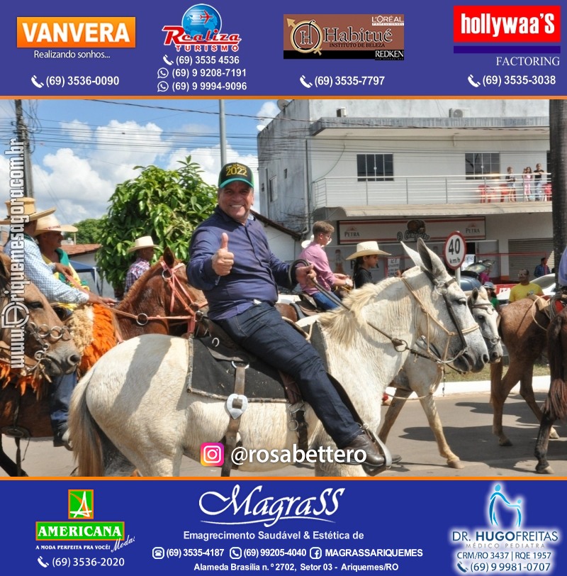 EXPOARI 2022 - Cavalgada em Ariquemes Rondônia