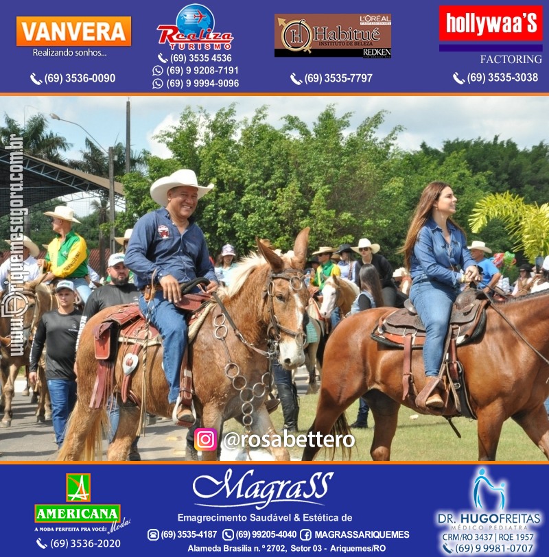 EXPOARI 2022 - Cavalgada em Ariquemes Rondônia