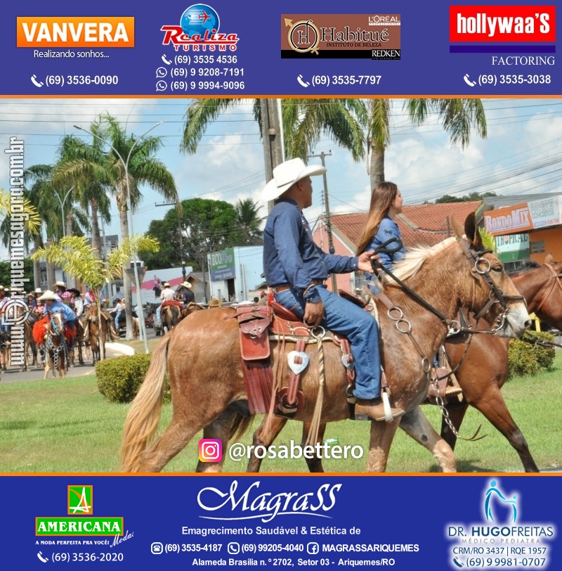 EXPOARI 2022 - Cavalgada em Ariquemes Rondônia