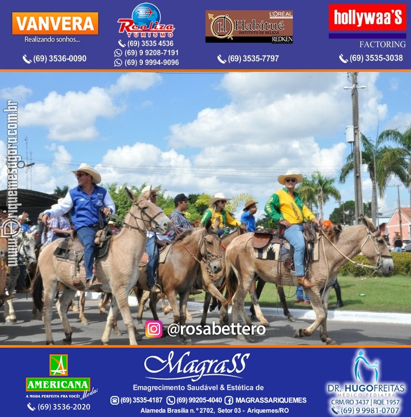EXPOARI 2022 - Cavalgada em Ariquemes Rondônia