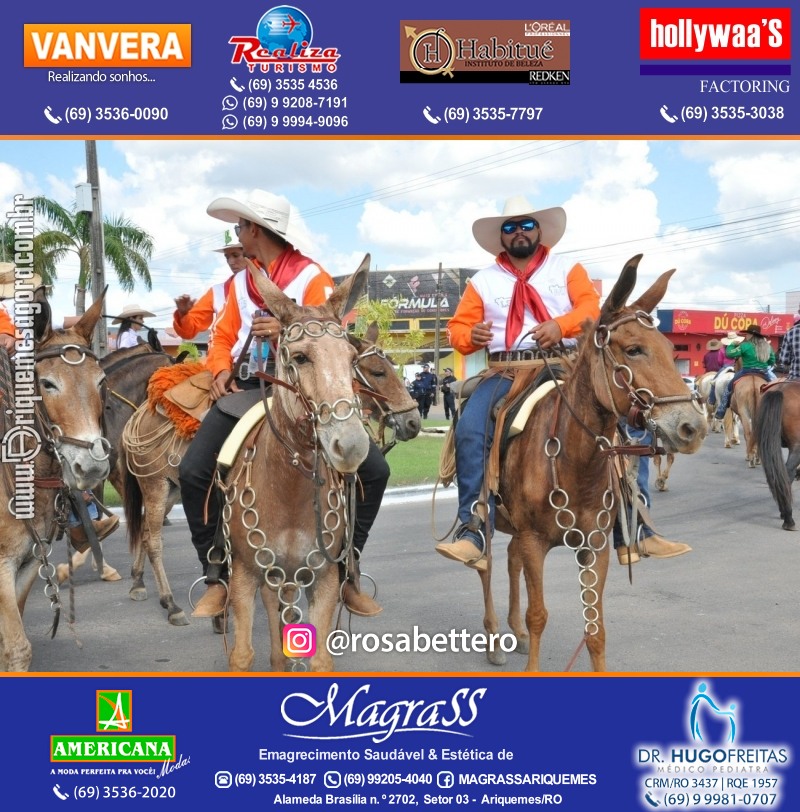 EXPOARI 2022 - Cavalgada em Ariquemes Rondônia