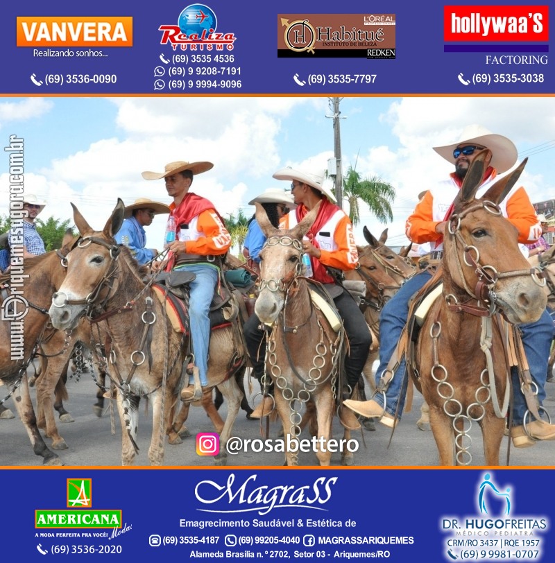 EXPOARI 2022 - Cavalgada em Ariquemes Rondônia