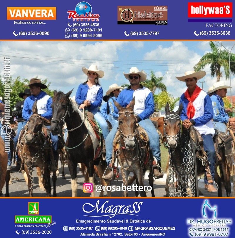 EXPOARI 2022 - Cavalgada em Ariquemes Rondônia