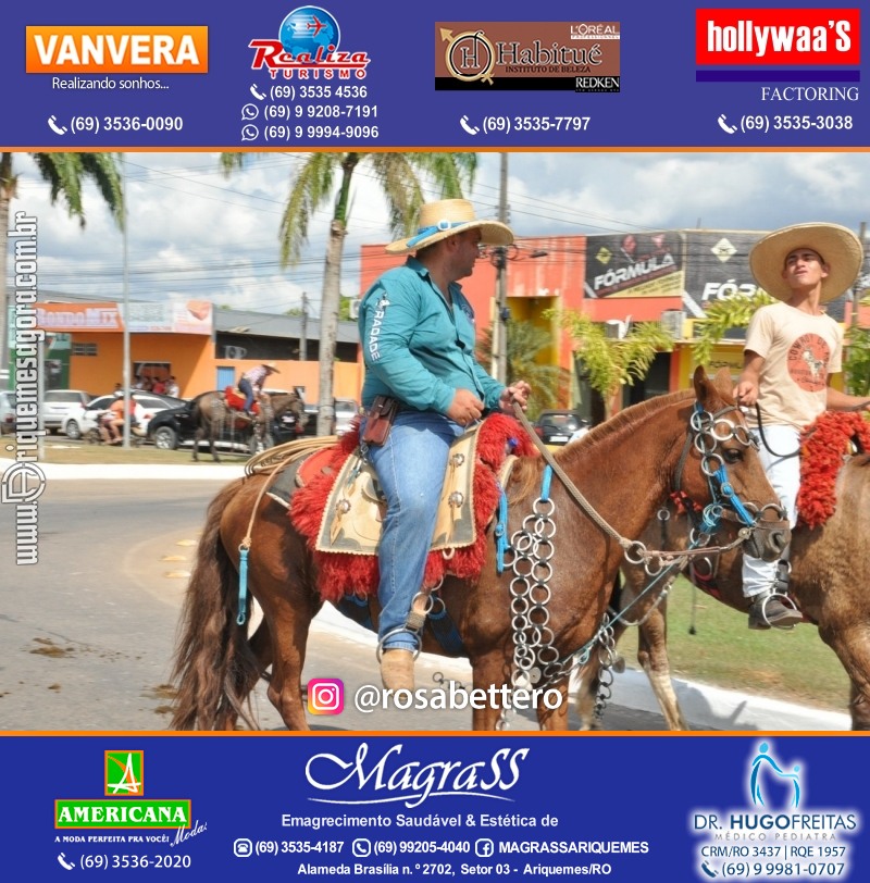 EXPOARI 2022 - Cavalgada em Ariquemes Rondônia