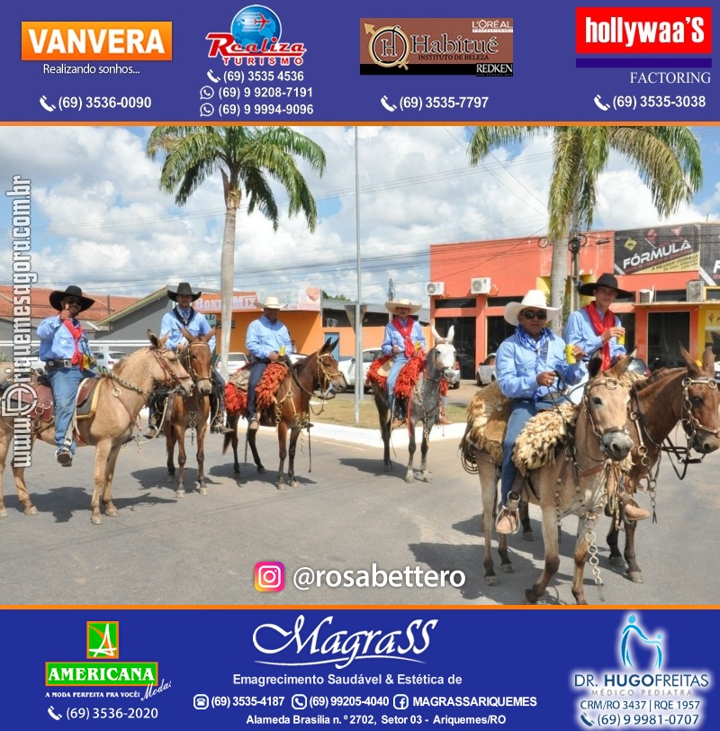 EXPOARI 2022 - Cavalgada em Ariquemes Rondônia