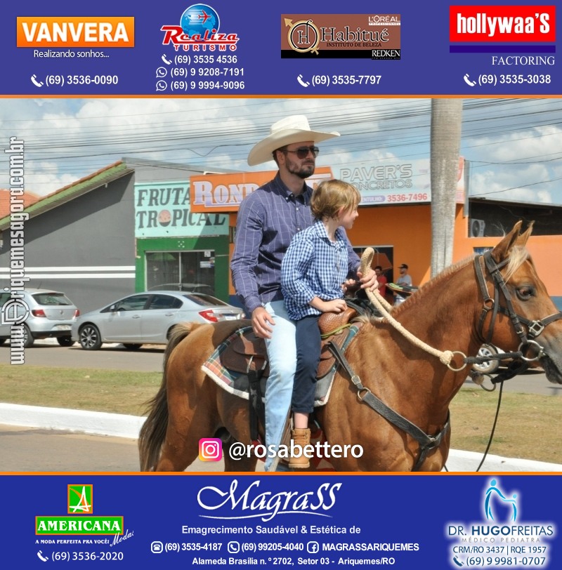 EXPOARI 2022 - Cavalgada em Ariquemes Rondônia