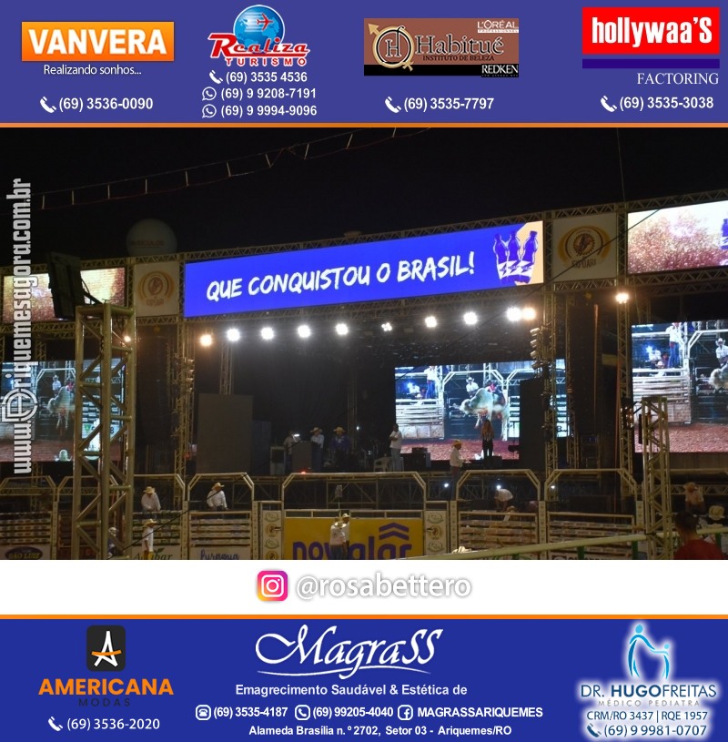 EXPOARI 2022 - Terça Stands & Rodeio & Abertura Oficial & Galera & Show com Matogrosso & Mathias e V8 na APA