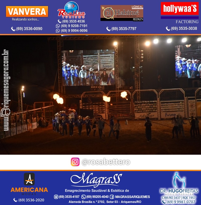 EXPOARI 2022 - Terça Stands & Rodeio & Abertura Oficial & Galera & Show com Matogrosso & Mathias e V8 na APA