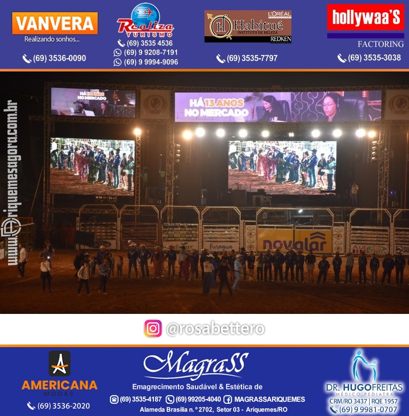 EXPOARI 2022 - Terça Stands & Rodeio & Abertura Oficial & Galera & Show com Matogrosso & Mathias e V8 na APA