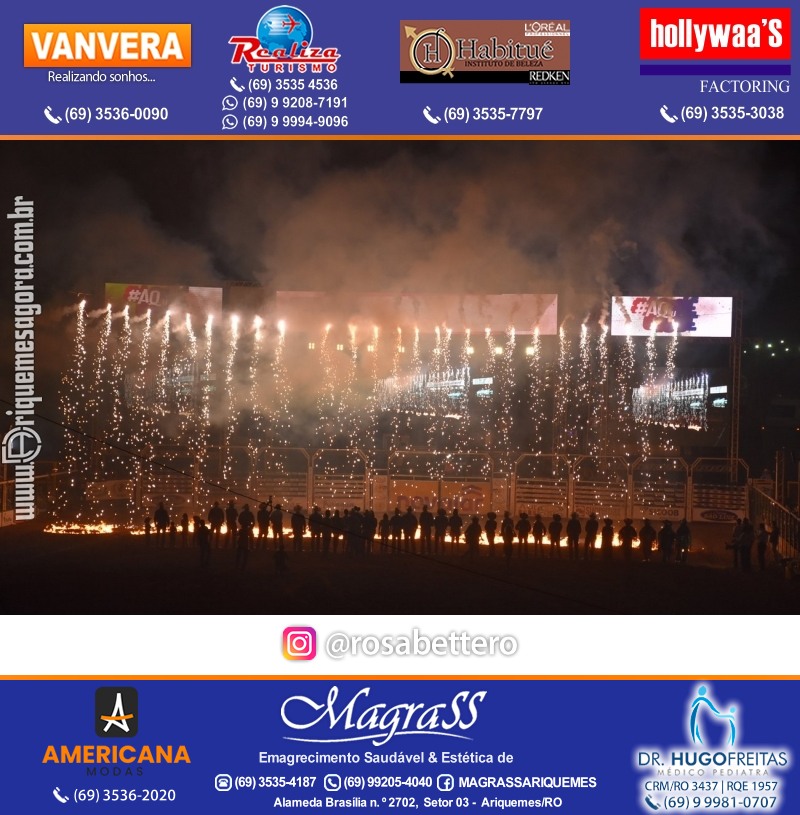 EXPOARI 2022 - Terça Stands & Rodeio & Abertura Oficial & Galera & Show com Matogrosso & Mathias e V8 na APA