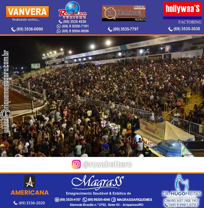 EXPOARI 2022 - Terça Stands & Rodeio & Abertura Oficial & Galera & Show com Matogrosso & Mathias e V8 na APA