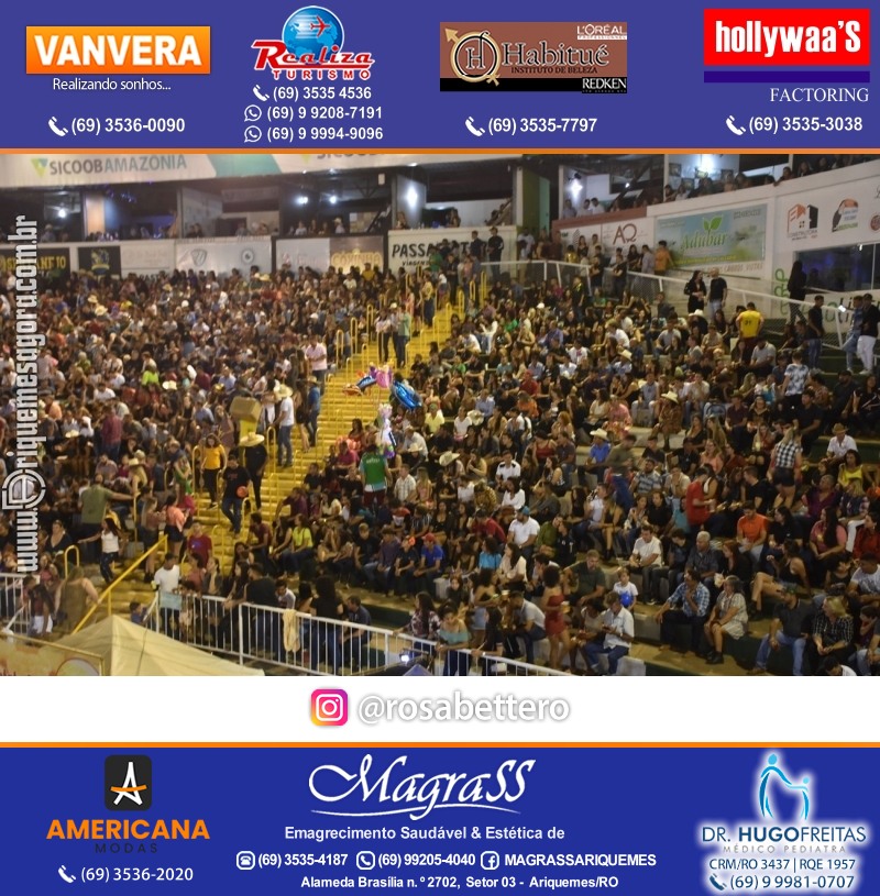 EXPOARI 2022 - Terça Stands & Rodeio & Abertura Oficial & Galera & Show com Matogrosso & Mathias e V8 na APA