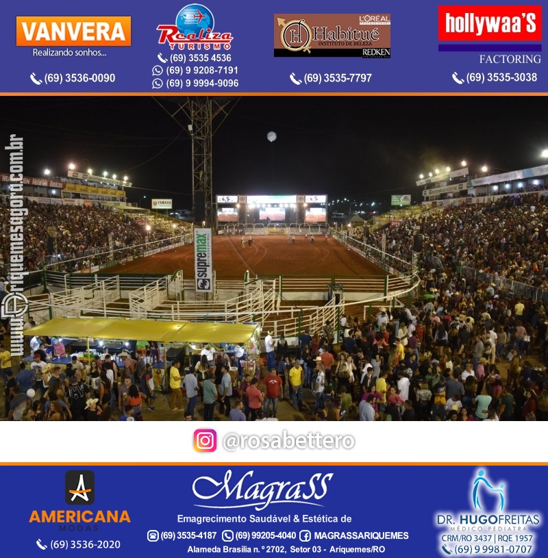 EXPOARI 2022 - Terça Stands & Rodeio & Abertura Oficial & Galera & Show com Matogrosso & Mathias e V8 na APA
