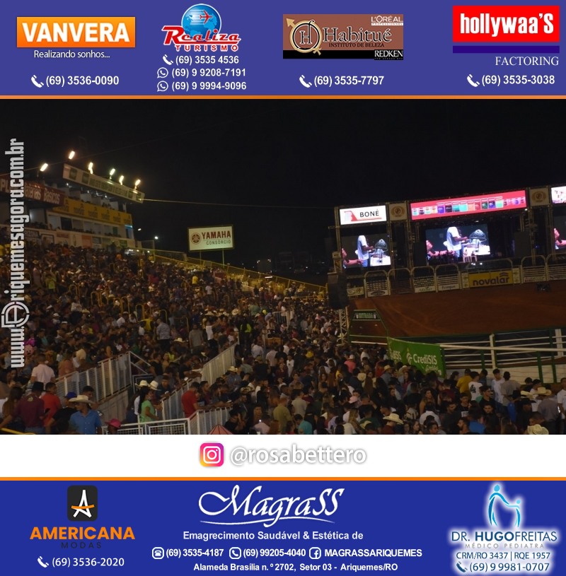 EXPOARI 2022 - Terça Stands & Rodeio & Abertura Oficial & Galera & Show com Matogrosso & Mathias e V8 na APA