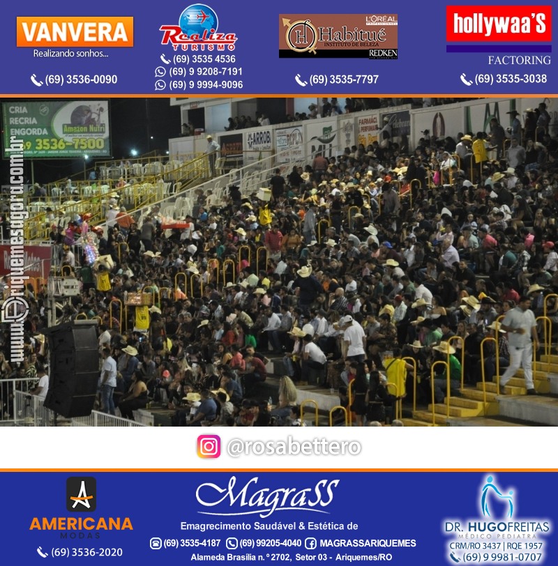 EXPOARI 2022 - Galera & Rodeio & Show com Gusttavo Lima e Camarote V8 na APA