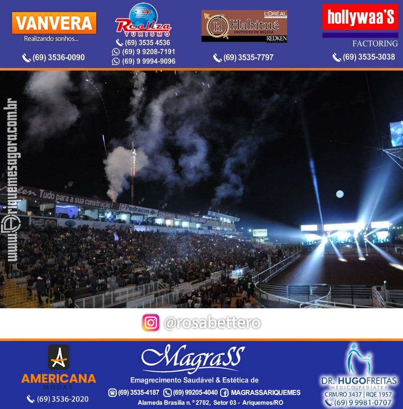 EXPOARI 2022 - Galera & Rodeio & Show com Gusttavo Lima e Camarote V8 na APA