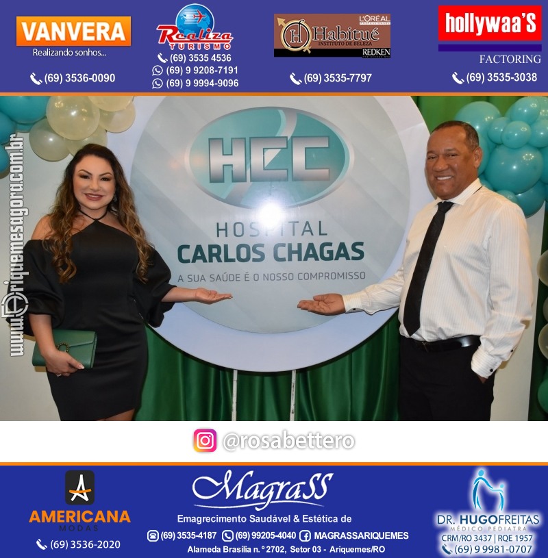 Jantar de Celebração e Encerramento do Hospital Carlos Chagas em Ariquemes