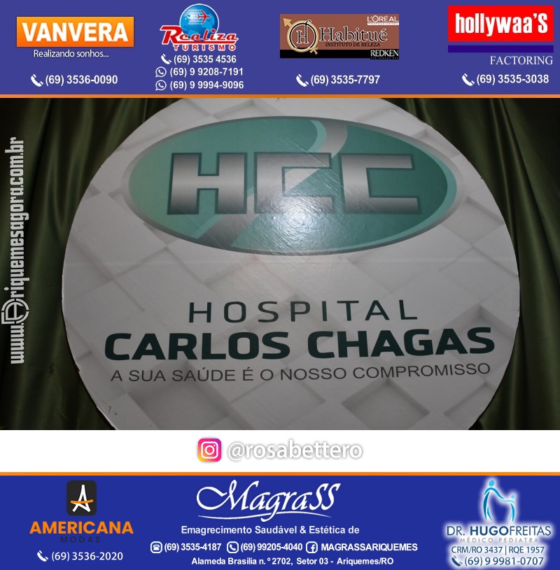 Jantar de Celebração e Encerramento do Hospital Carlos Chagas em Ariquemes