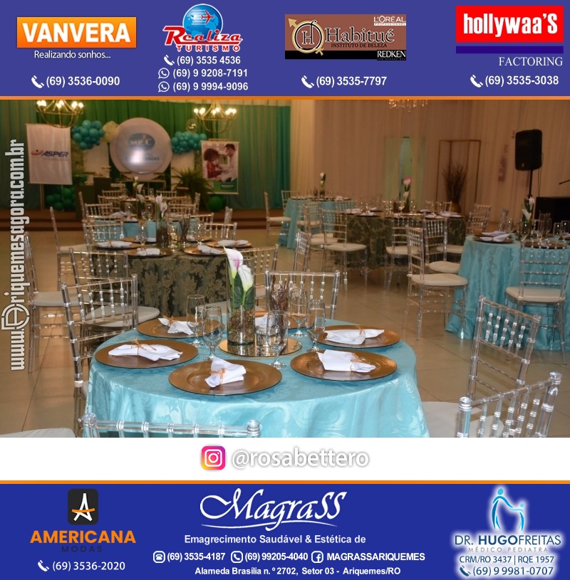 Jantar de Celebração e Encerramento do Hospital Carlos Chagas em Ariquemes