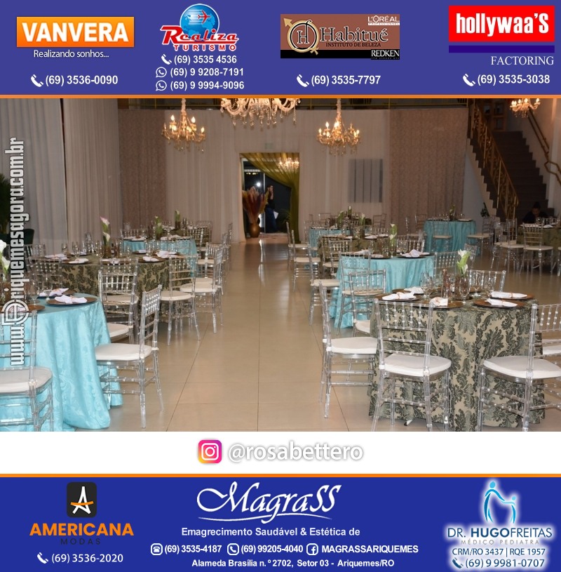 Jantar de Celebração e Encerramento do Hospital Carlos Chagas em Ariquemes