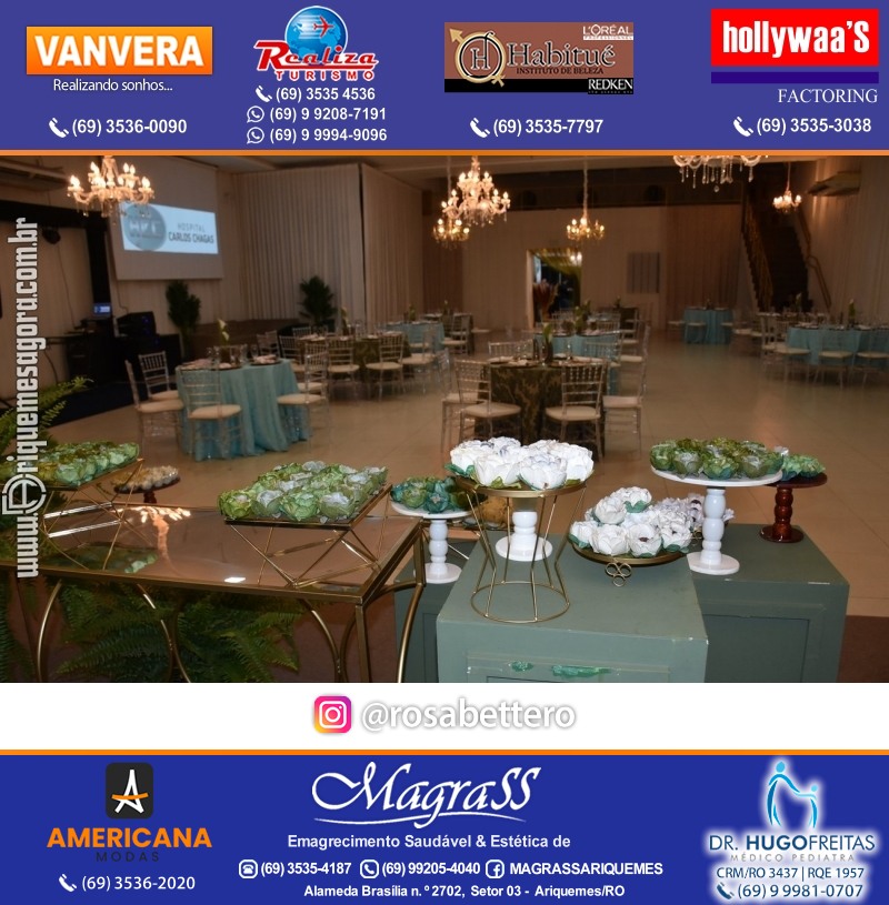Jantar de Celebração e Encerramento do Hospital Carlos Chagas em Ariquemes