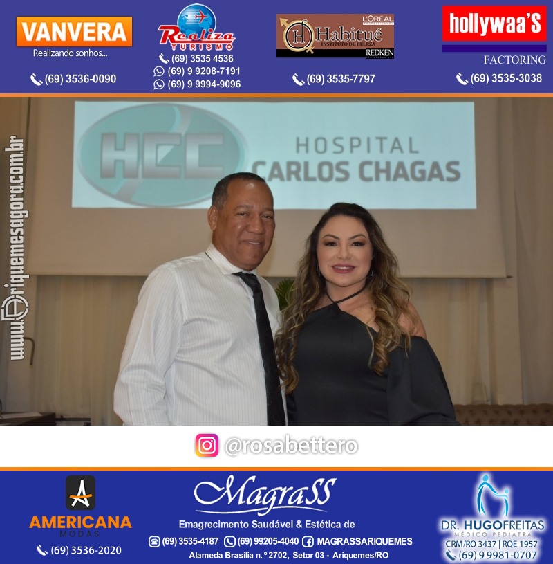 Jantar de Celebração e Encerramento do Hospital Carlos Chagas em Ariquemes