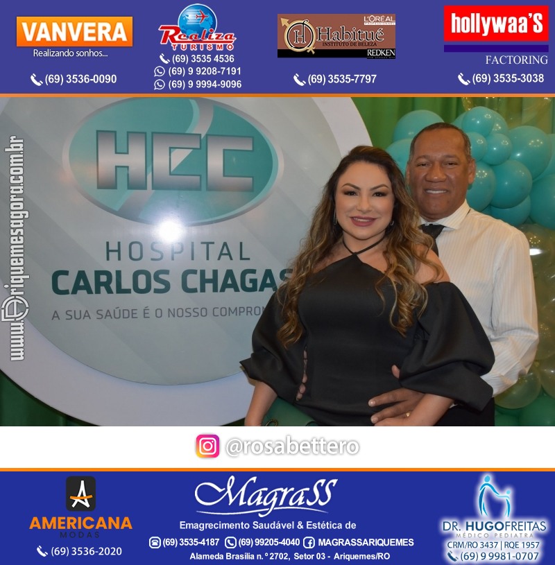 Jantar de Celebração e Encerramento do Hospital Carlos Chagas em Ariquemes