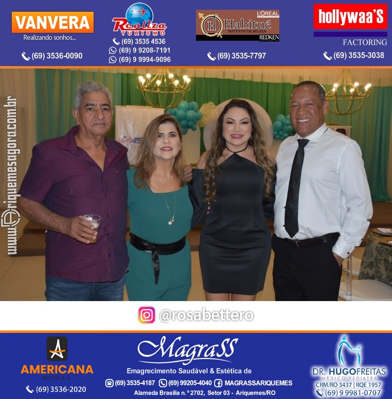 Jantar de Celebração e Encerramento do Hospital Carlos Chagas em Ariquemes