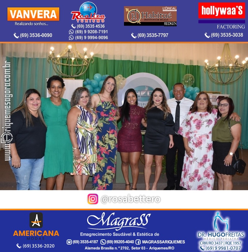Jantar de Celebração e Encerramento do Hospital Carlos Chagas em Ariquemes