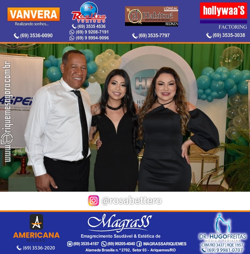 Jantar de Celebração e Encerramento do Hospital Carlos Chagas em Ariquemes