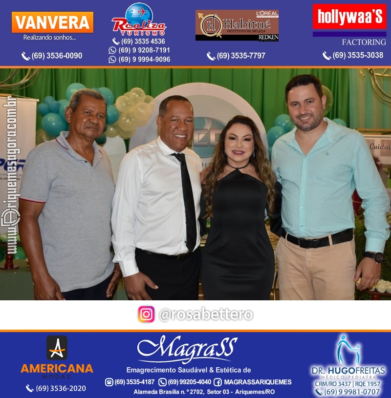 Jantar de Celebração e Encerramento do Hospital Carlos Chagas em Ariquemes