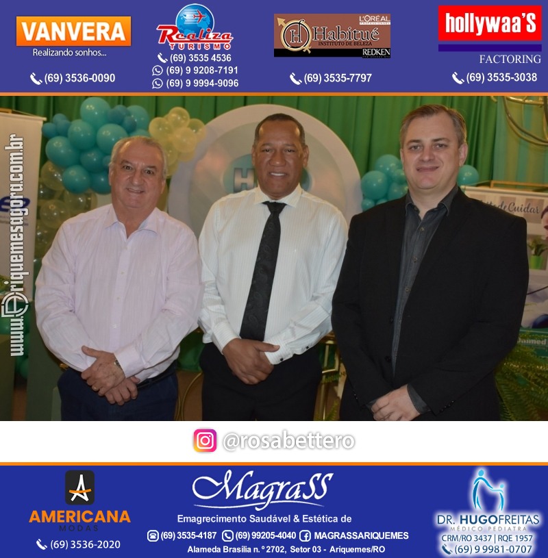 Jantar de Celebração e Encerramento do Hospital Carlos Chagas em Ariquemes