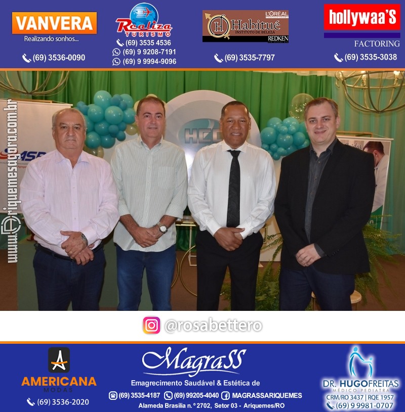 Jantar de Celebração e Encerramento do Hospital Carlos Chagas em Ariquemes