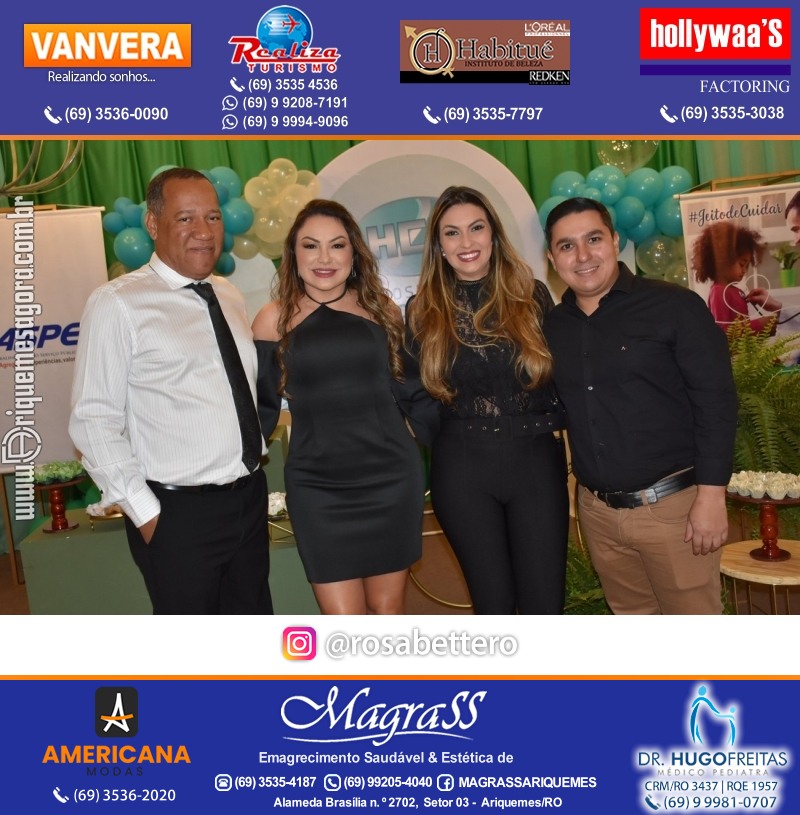 Jantar de Celebração e Encerramento do Hospital Carlos Chagas em Ariquemes