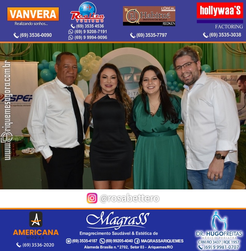 Jantar de Celebração e Encerramento do Hospital Carlos Chagas em Ariquemes