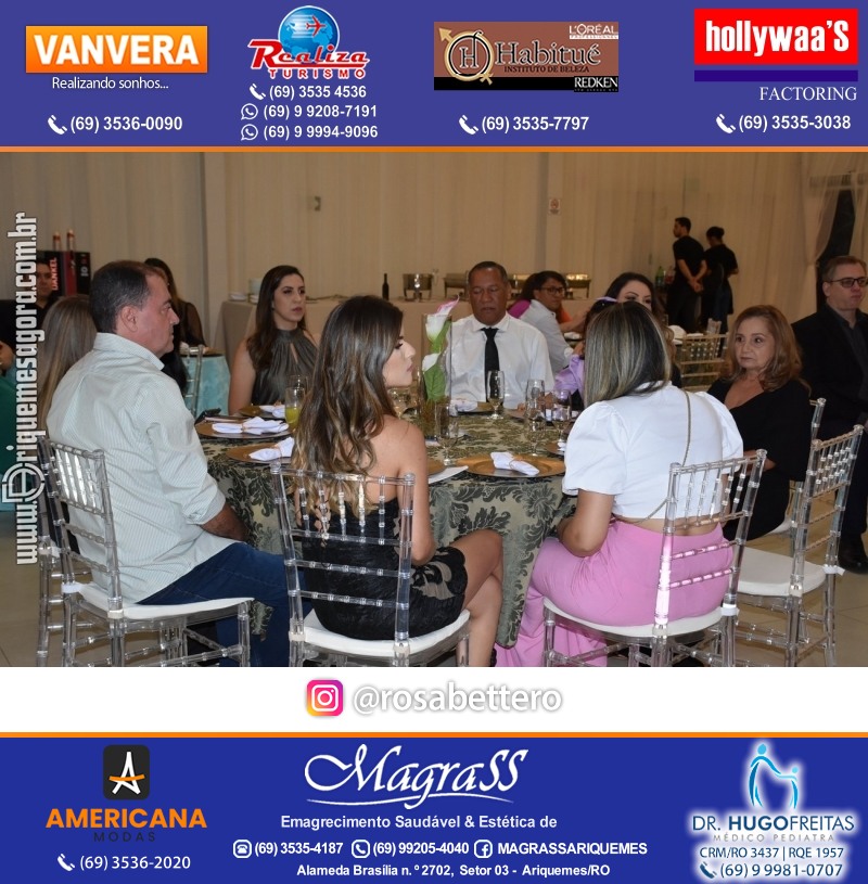 Jantar de Celebração e Encerramento do Hospital Carlos Chagas em Ariquemes