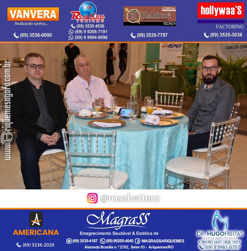 Jantar de Celebração e Encerramento do Hospital Carlos Chagas em Ariquemes