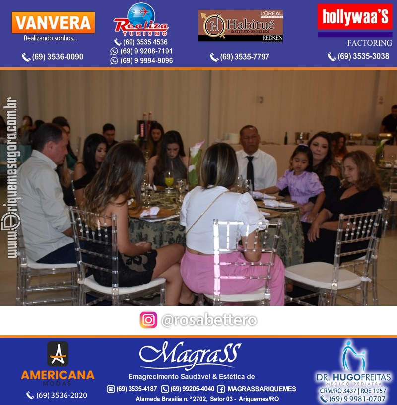 Jantar de Celebração e Encerramento do Hospital Carlos Chagas em Ariquemes