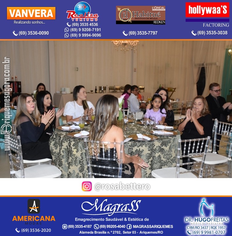 Jantar de Celebração e Encerramento do Hospital Carlos Chagas em Ariquemes