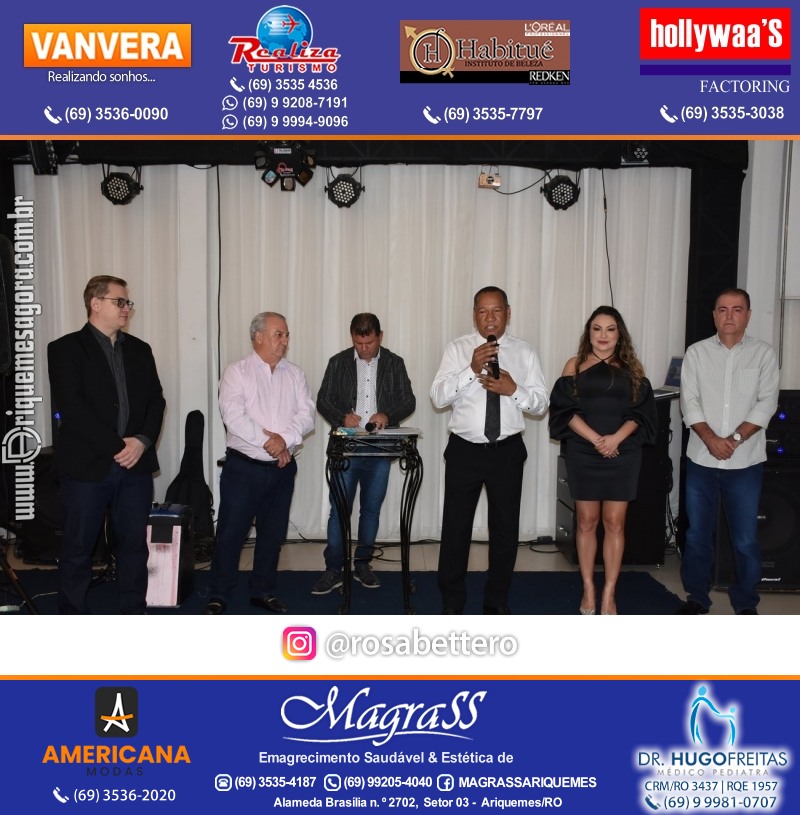 Jantar de Celebração e Encerramento do Hospital Carlos Chagas em Ariquemes