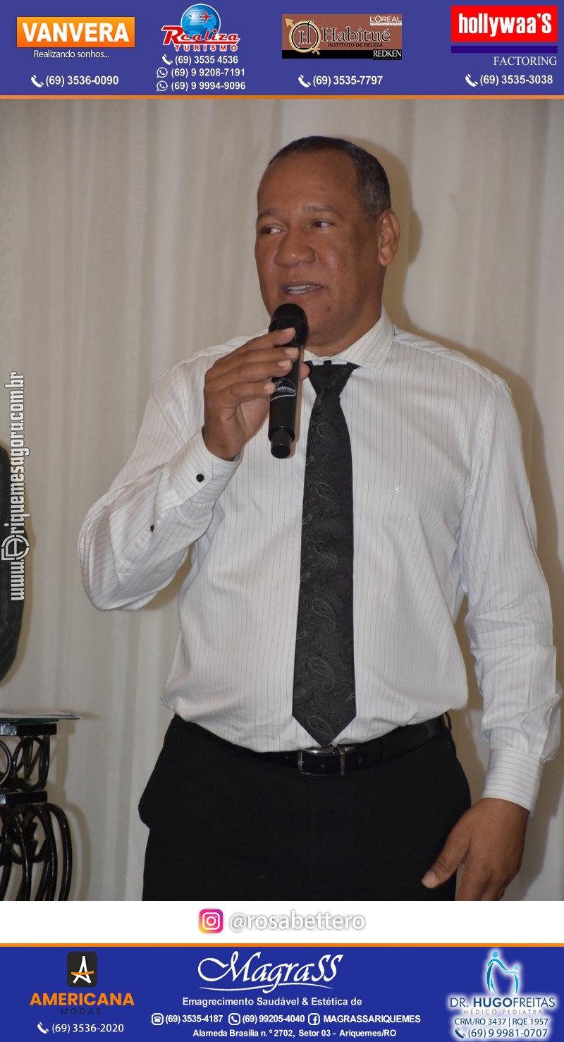 Jantar de Celebração e Encerramento do Hospital Carlos Chagas em Ariquemes