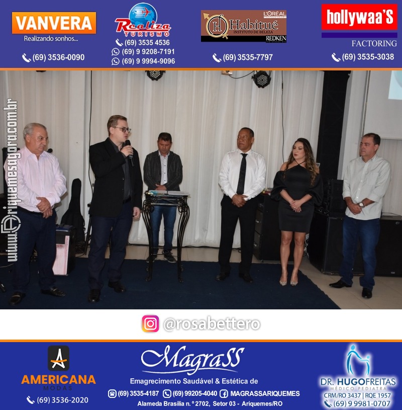 Jantar de Celebração e Encerramento do Hospital Carlos Chagas em Ariquemes